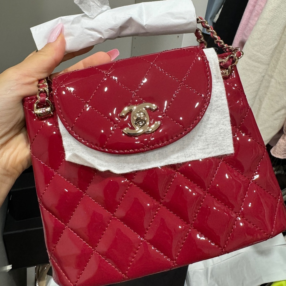 Chanel mini shopping tote